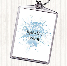 Blue white meet the team - white,