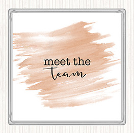 Watercolour meet the team - meet,