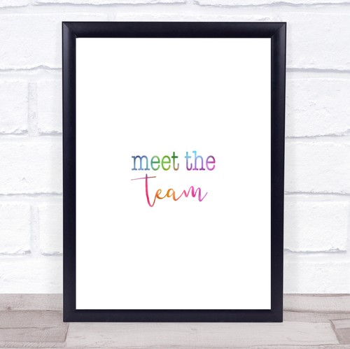 Meet the team rainbow - the, quote